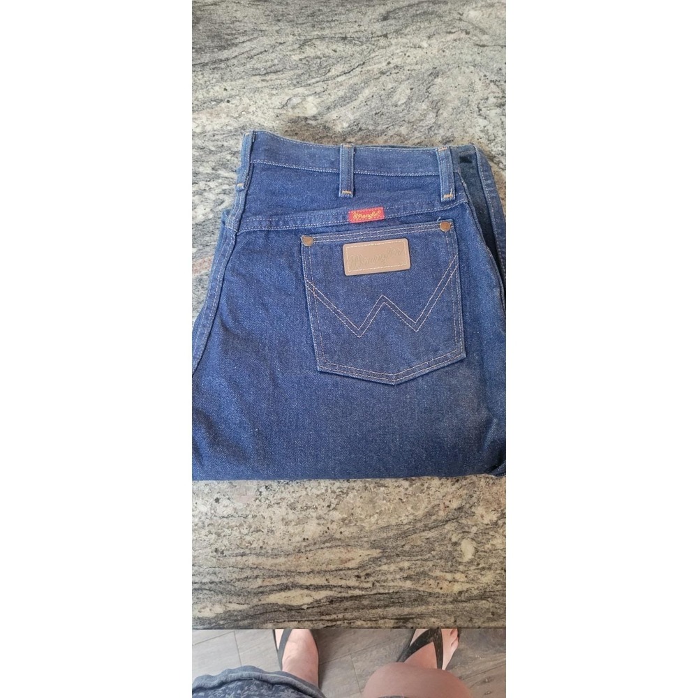 Vintage  Wrangler Women Jeans 17/18 X 34 Junior  Fit.  12MWZG Zip Cotton USA